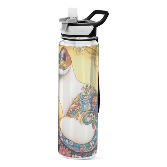 BZSMCE Sport Bottle Sunlit Patterns Outdoor sports Water Bottle Size: 10.4x3in