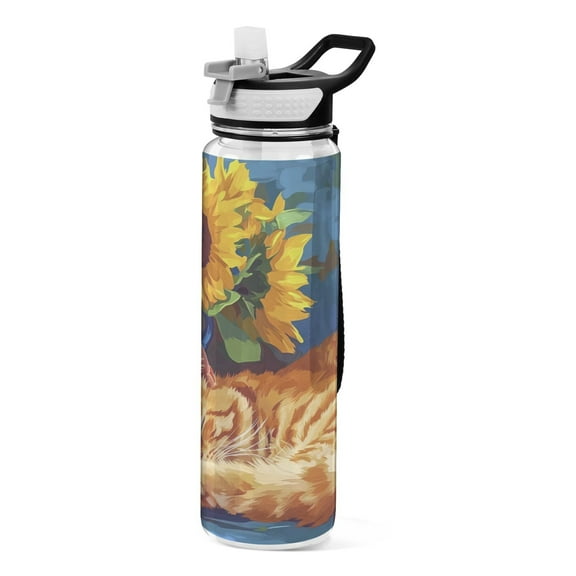 BZSMCE Sport Bottle Sunlit Slumber Outdoor sports Water Bottle Size: 10.4x3in