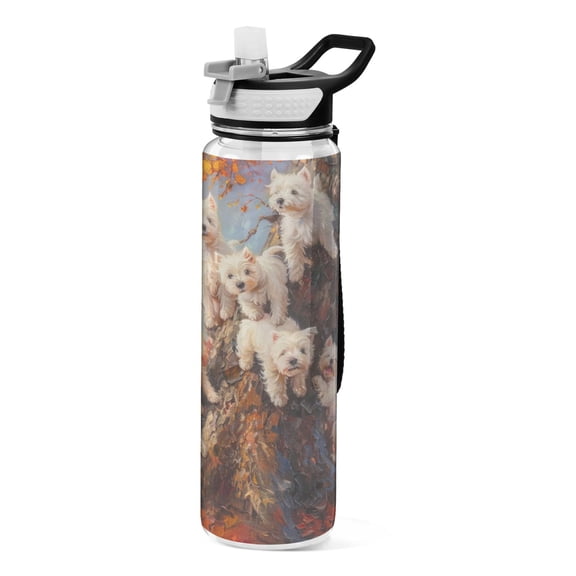 BZSMCE Sport Bottle Tree-climbing Cuties Outdoor sports Water Bottle Size: 10.4x3in