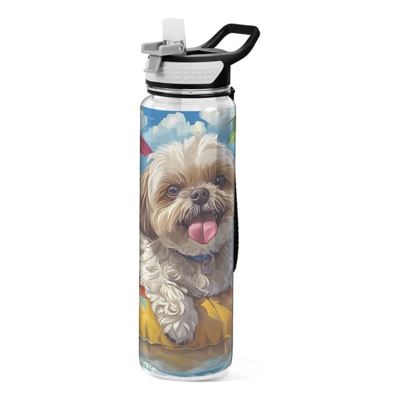BZSMCE Sport Bottle Tropical Float Buddy Outdoor sports Water Bottle Size: 10.4x3in