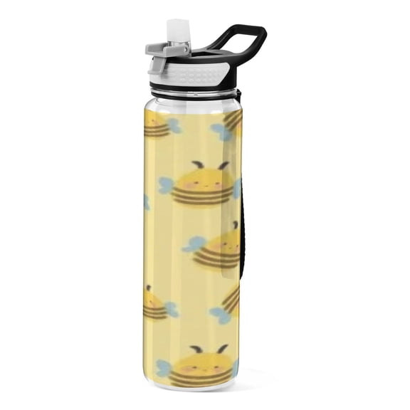 BZSMCE Sport Bottle Yellow Bee Outdoor sports Water Bottle Size: 10.4x3in