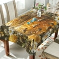 thumbnail image 1 of YAZAOO Square Tablecloth Bee Take Honey Painting Pattern Tableclothes, 1 of 9