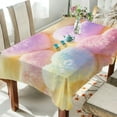 thumbnail image 1 of BZSMCE Square Tablecloth Colorful Heart Pillows Pattern Tableclothes, 1 of 9