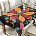 thumbnail image 1 of BZSMCE Square Tablecloth Colorfull Botany Pattern Pattern Tableclothes, 1 of 9