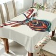 thumbnail image 1 of BZSMCE Square Tablecloth Colorfull Deer Pattern Pattern Tableclothes, 1 of 9