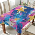 thumbnail image 1 of BZSMCE Square Tablecloth Cosmic Blast Pattern Tableclothes, 1 of 9