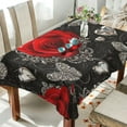 thumbnail image 1 of BZSMCE Square Tablecloth Crimson Elegance Pattern Tableclothes, 1 of 9