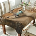 thumbnail image 1 of BZSMCE Square Tablecloth Deers Pattern Pattern Tableclothes, 1 of 9
