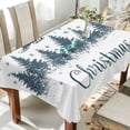 thumbnail image 1 of BZSMCE Square Tablecloth Design Reindeer Fly on Blue Sky Pattern Tableclothes, 1 of 9