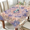 thumbnail image 1 of BZSMCE Square Tablecloth Elegant Floral Harmony Pattern Tableclothes, 1 of 9
