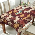 thumbnail image 1 of BZSMCE Square Tablecloth Equine Elegance Pattern Tableclothes, 1 of 9