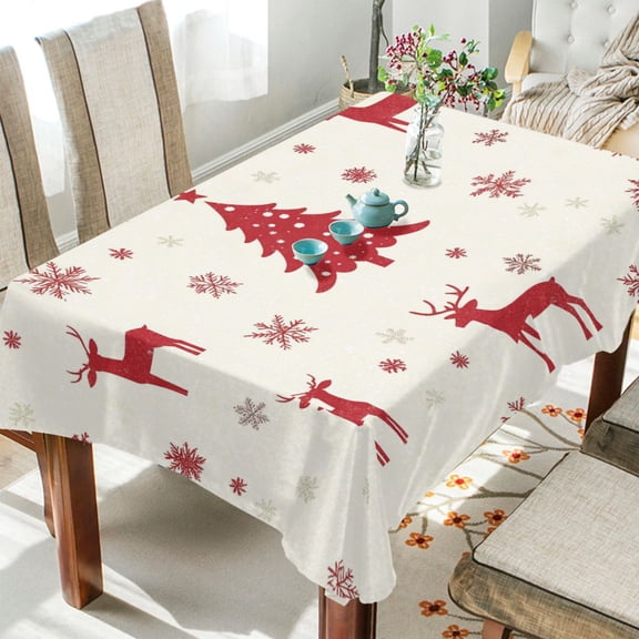 BZSMCE Square Tablecloth Fashion Design Flake Pattern Tableclothes