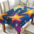 thumbnail image 1 of BZSMCE Square Tablecloth Galactic Glow Pattern Tableclothes, 1 of 9