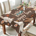 thumbnail image 1 of YAZAOO Square Tablecloth Lucky Rabbit Pattern Tableclothes, 1 of 9