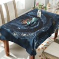 thumbnail image 1 of BZSMCE Square Tablecloth Midnight Velvet Pattern Tableclothes, 1 of 9