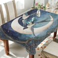 thumbnail image 1 of BZSMCE Square Tablecloth Night's Serenade Pattern Tableclothes, 1 of 9