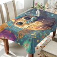 thumbnail image 1 of BZSMCE Square Tablecloth Owl Fly Pattern Pattern Tableclothes, 1 of 9