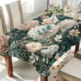thumbnail image 1 of BZSMCE Square Tablecloth Pastel Bloom Symphony Pattern Tableclothes, 1 of 9