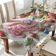 thumbnail image 1 of BZSMCE Square Tablecloth Rabbit Cake Pattern Tableclothes, 1 of 9