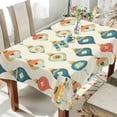 thumbnail image 1 of BZSMCE Square Tablecloth Retro Christmas Pattern Pattern Tableclothes, 1 of 9