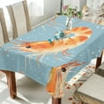 thumbnail image 1 of BZSMCE Square Tablecloth Shrimp Pattern Pattern Tableclothes, 1 of 9