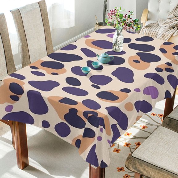 BZSMCE Square Tablecloth Spots Of Charm Pattern Tableclothes