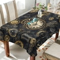 thumbnail image 1 of BZSMCE Square Tablecloth Steampunk Clock Pattern Pattern Tableclothes, 1 of 9