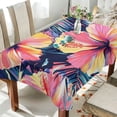 thumbnail image 1 of BZSMCE Square Tablecloth Sunset Hibiscus Pattern Tableclothes, 1 of 9