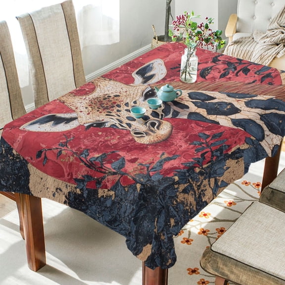 BZSMCE Square Tablecloth Sunset Majesty Pattern Tableclothes