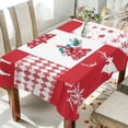 thumbnail image 1 of BZSMCE Square Tablecloth The Deer Sonwflake Pattern Tableclothes, 1 of 9