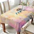 thumbnail image 1 of YAZAOO Square Tablecloth Watercolor Dandelion Pattern Tableclothes, 1 of 9