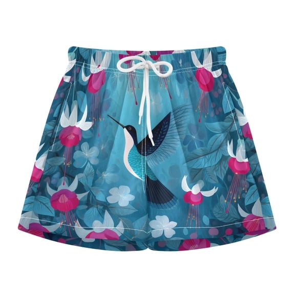 BZSMCE Swim Shorts Bird For Quick-Dry Shorts With Anti-Chafe Liner