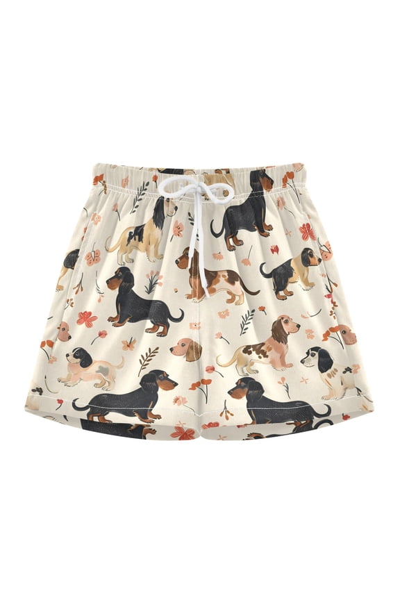 BZSMCE Swim Shorts Dog For Quick-Dry Shorts With Anti-Chafe Liner