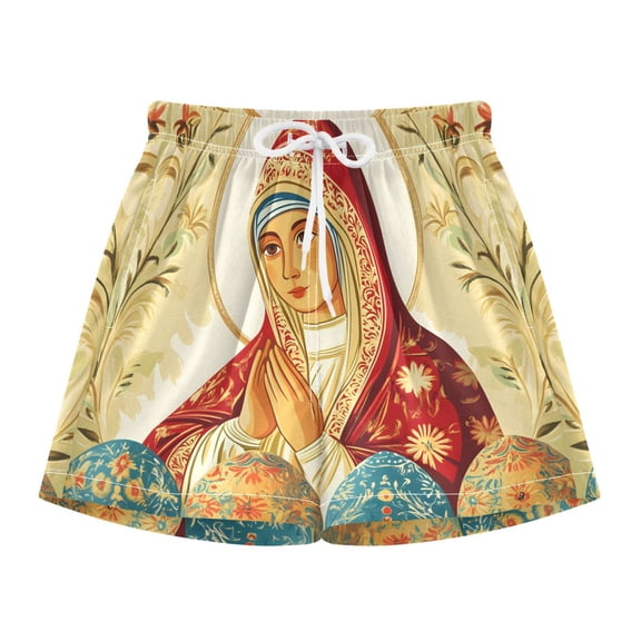 BZSMCE Swim Shorts Girl For Quick-Dry Shorts With Anti-Chafe Liner
