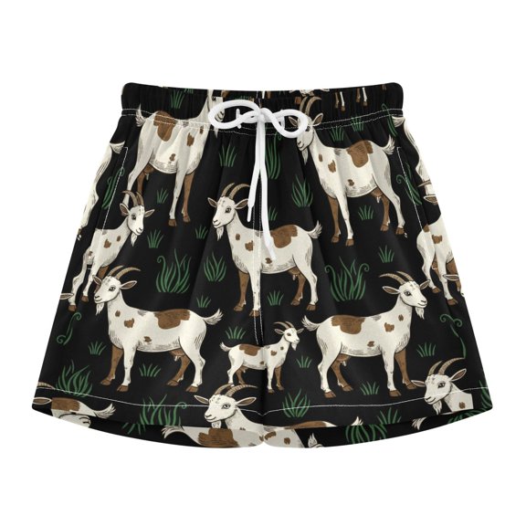 BZSMCE Swim Shorts Sheep For Quick-Dry Shorts With Anti-Chafe Liner
