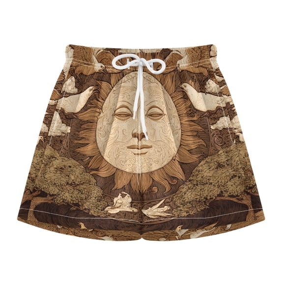 BZSMCE Swim Shorts Sun For Quick-Dry Shorts With Anti-Chafe Liner