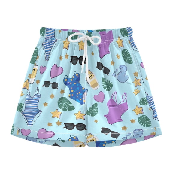 BZSMCE Swim Shorts Swimsuit Pattern For Quick-Dry Shorts With Anti-Chafe Liner