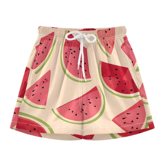 BZSMCE Swim Shorts Watermelon Pattern For Quick-Dry Shorts With Anti-Chafe Liner