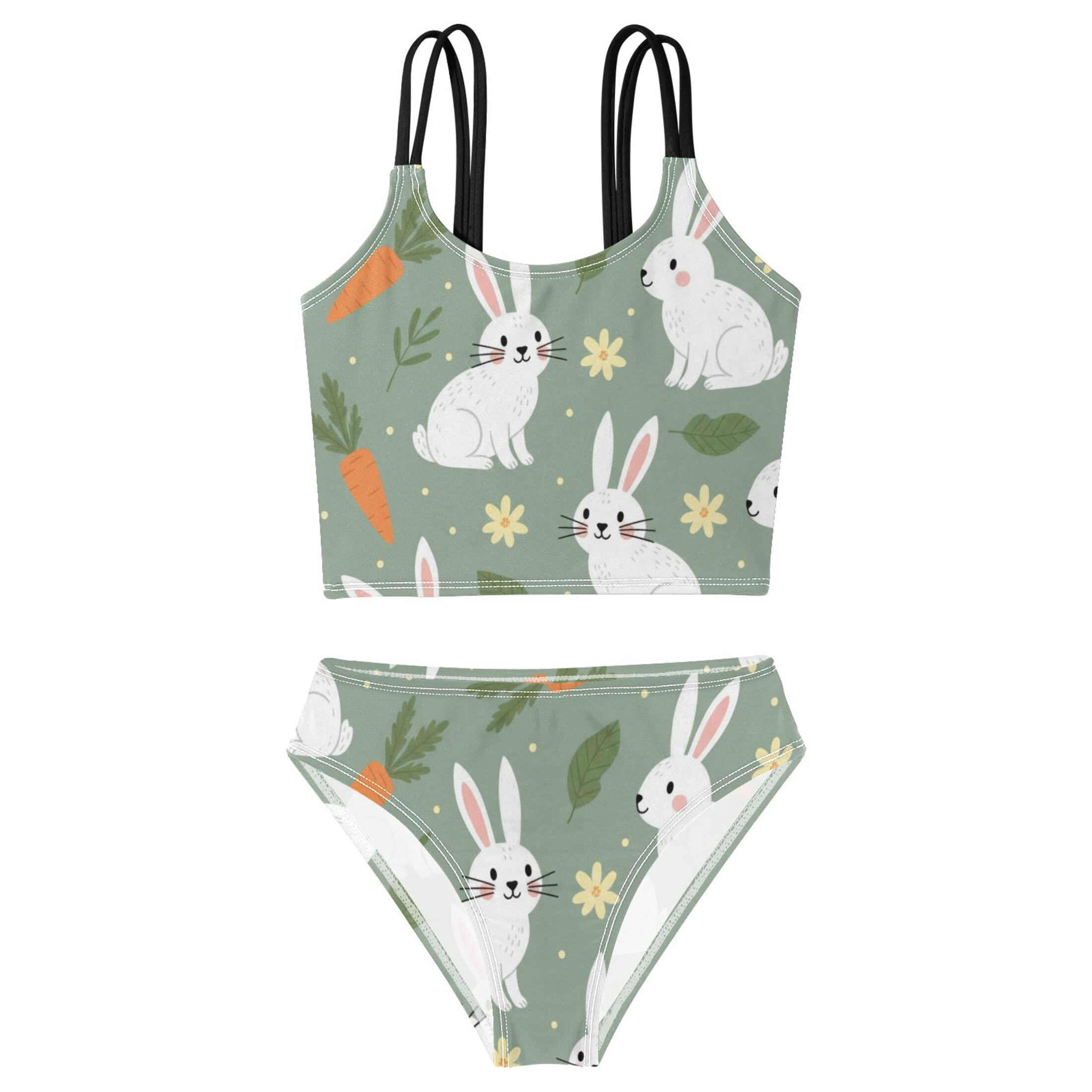 Jessica Rabbit Bathing Suit BZSMCE Swimsuit 2-Piece Tank Swimming Wear Quick Dry Bathing Suit-Bunny ...