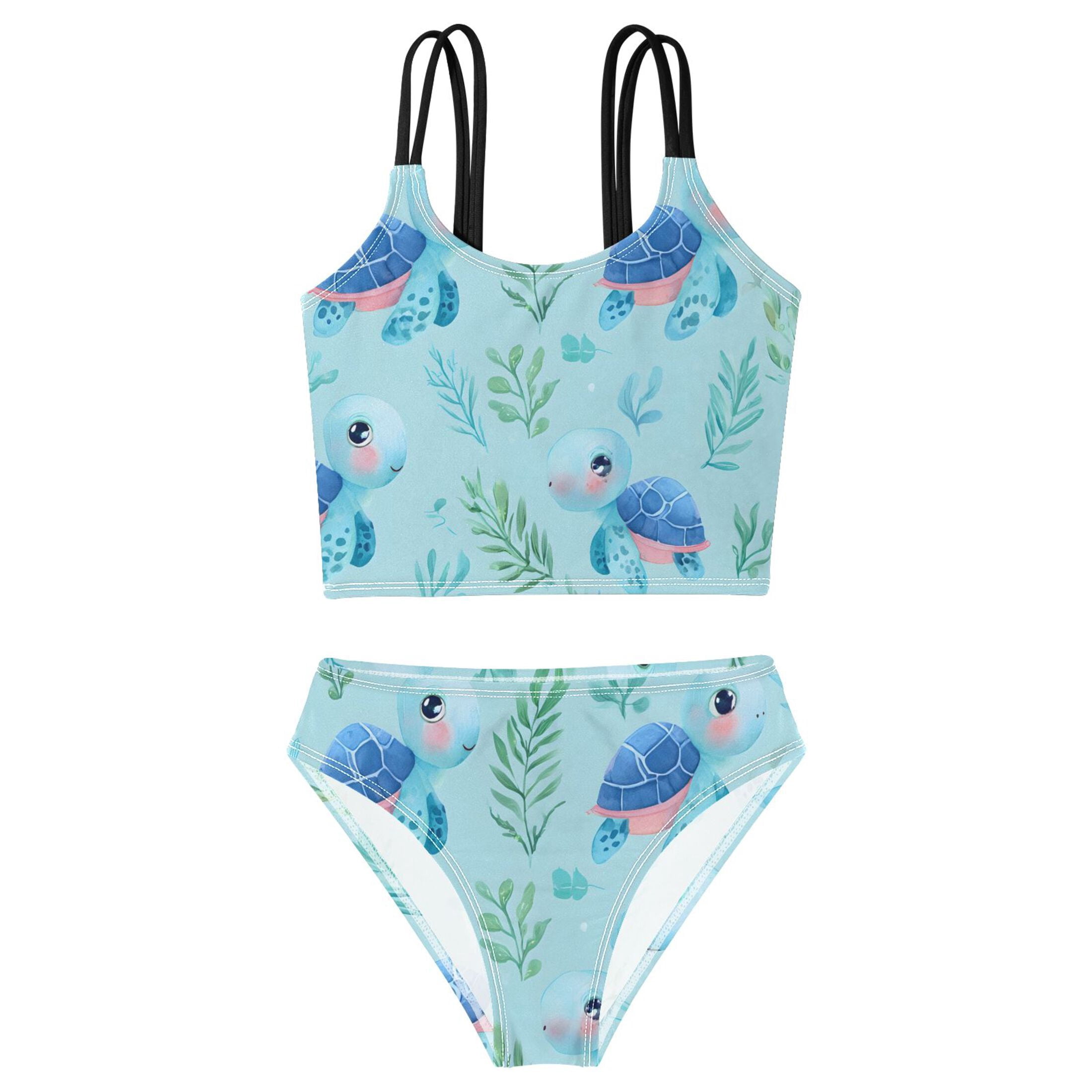 BZSMCE Swimsuit 2-Piece Tank Swimming Wear Quick Dry Bathing Suit ...