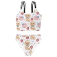 BZSMCE Swimsuit 2-Piece Tank Swimming Wear Quick Dry Bathing Suit-Dog ...