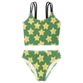 BZSMCE Swimsuit 2-Piece Tank Swimming Wear Quick Dry Bathing Suit-Star ...