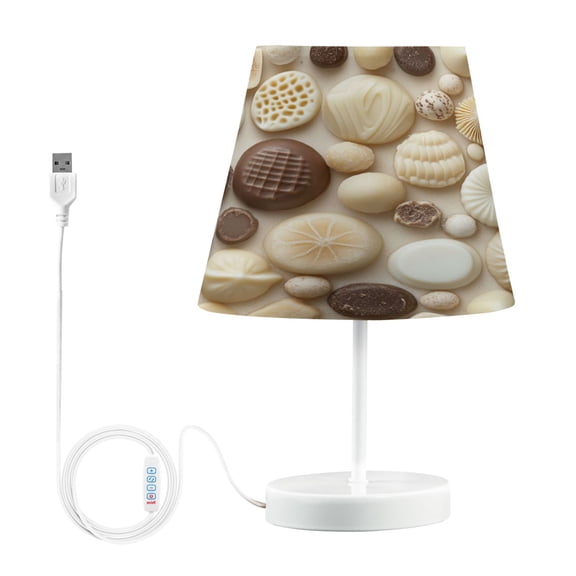 BZSMCE Table Lamp Creative Assorted Chocolates on Display Simple Pattern Night Light
