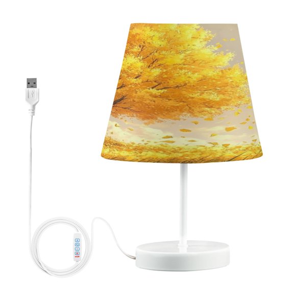 YAZAOO Table Lamp Creative Autumn Embrace Pattern Simple Pattern Night Light