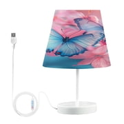 YAZAOO Table Lamp Creative Azure Elegance Pattern Simple Pattern Night Light
