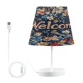 thumbnail image 1 of BZSMCE Table Lamp Creative Bloom Elements Pattern Simple Pattern Night Light, 1 of 8