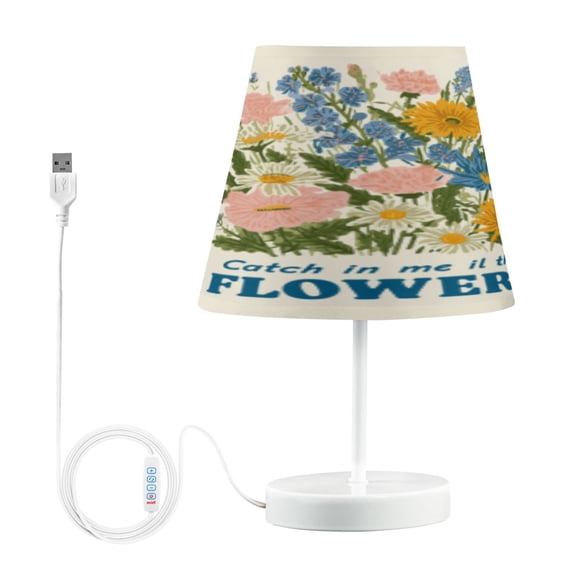 BZSMCE Table Lamp Creative Blossom Bliss Pattern Simple Pattern Night Light