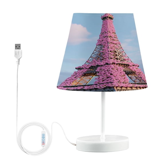 BZSMCE Table Lamp Creative Blossoming Landmark Pattern Simple Pattern Night Light