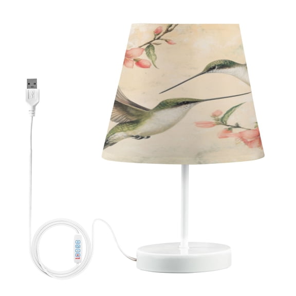 BZSMCE Table Lamp Creative Blossoms & Buzz Pattern Simple Pattern Night Light