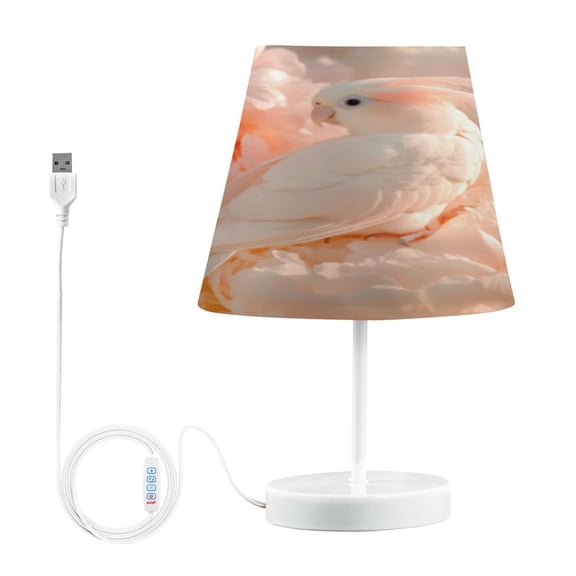 BZSMCE Table Lamp Creative Blush Whispers Pattern Simple Pattern Night Light